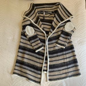 Kensie Open Front Sweater
